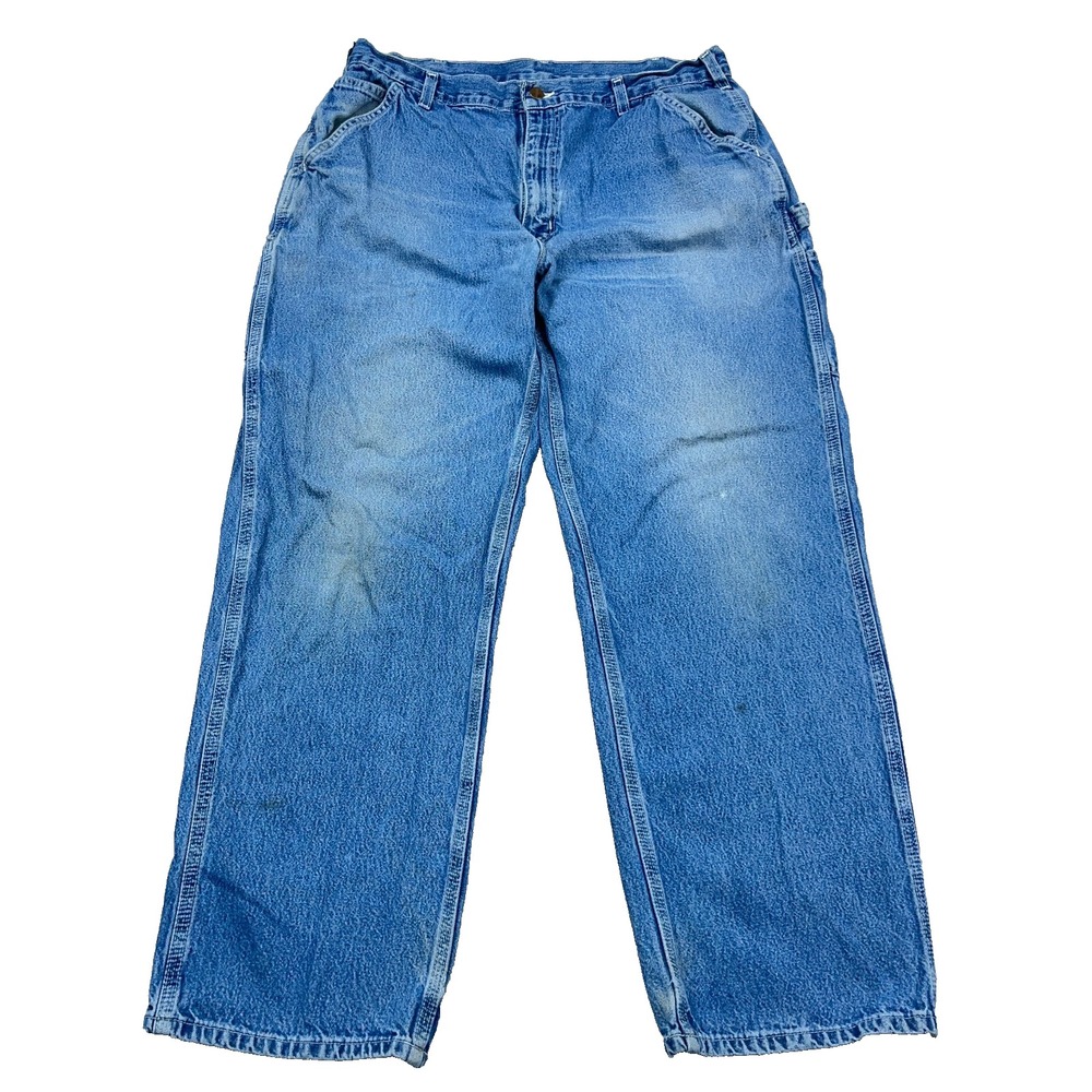 Carhartt Jeans Men 36x30 Carpenter Dungaree Fit Baggy VTG Y2K Distressed B13 DST
